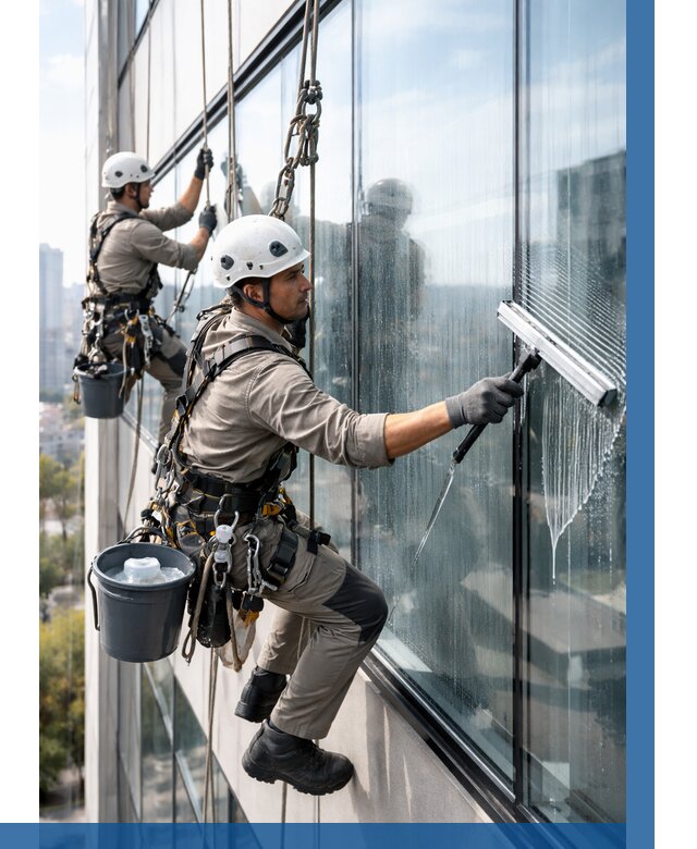 Мойка окон альпинистами в Инте от 4564 р. | ВЫСОТНИК-Инт