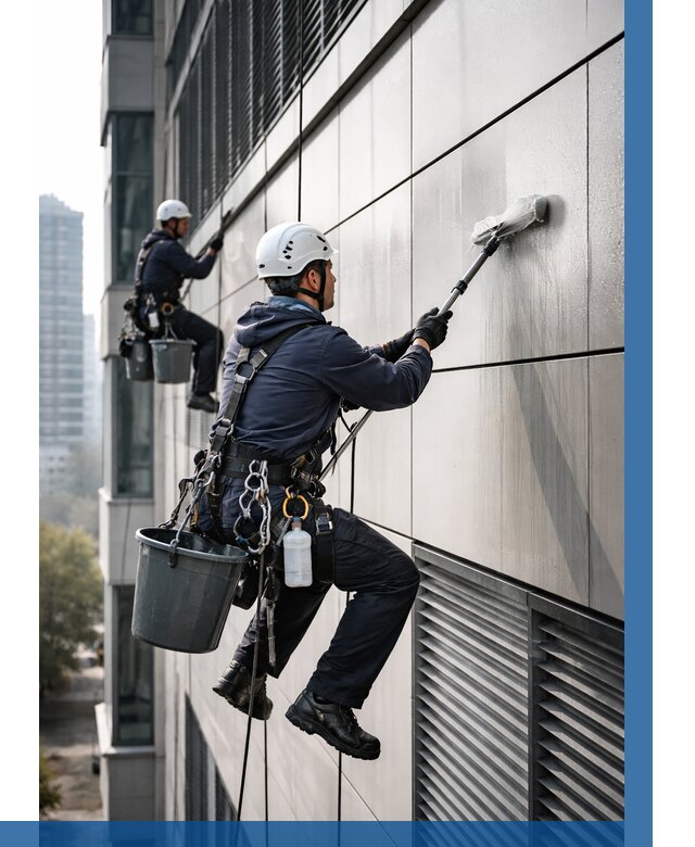 Мойка вентилируемого фасада в Инте от 254 р. | ВЫСОТНИК-Инт