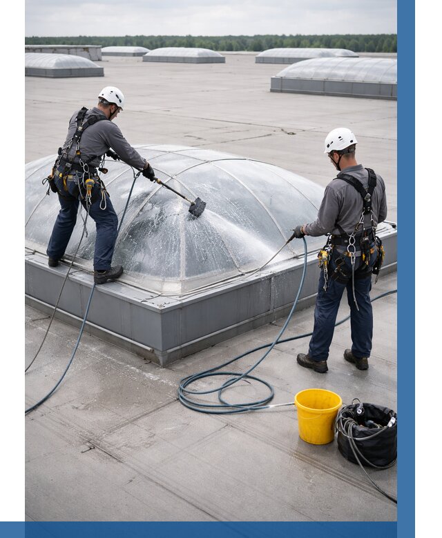 Мойка зенитных фонарей в Инте, заказать от 4564 р. | ВЫСОТНИК-Инт