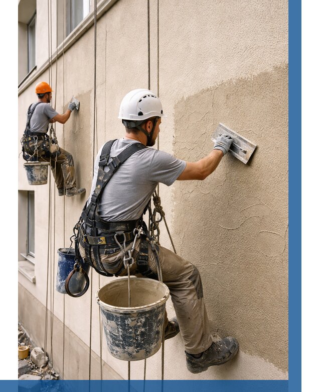 Декоративная штукатурка фасада в Инте от 1217 р. | ВЫСОТНИК-Инт