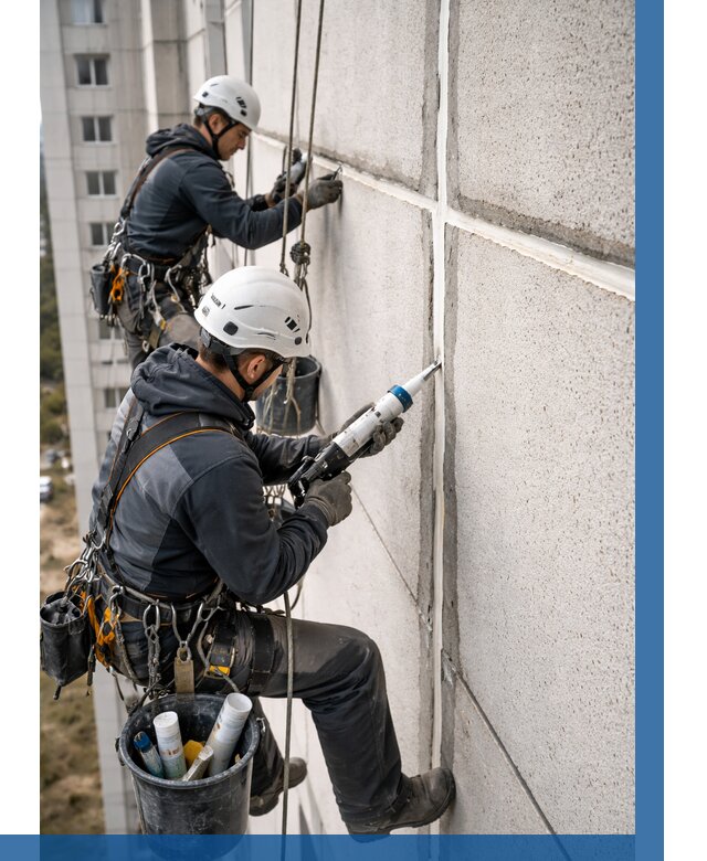 Герметизация межпанельных швов в Инте от 710 р. | ВЫСОТНИК-Инт
