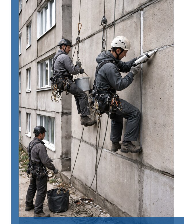 Герметизация межпанельных швов в Инте с гарантией герметичности