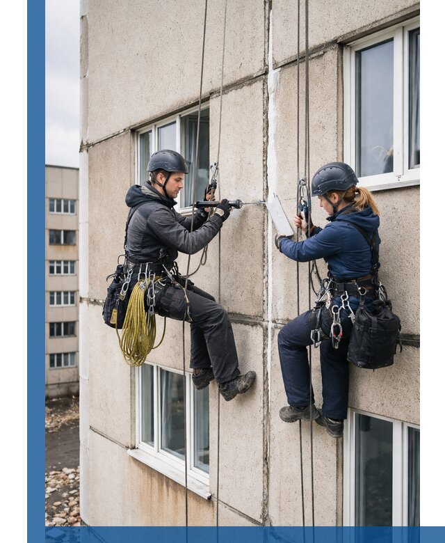 Герметизация межпанельных швов тёплым швом в Инте