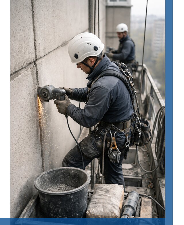 Штробление межпанельных швов в Инте от 1217 р. | ВЫСОТНИК-Инт