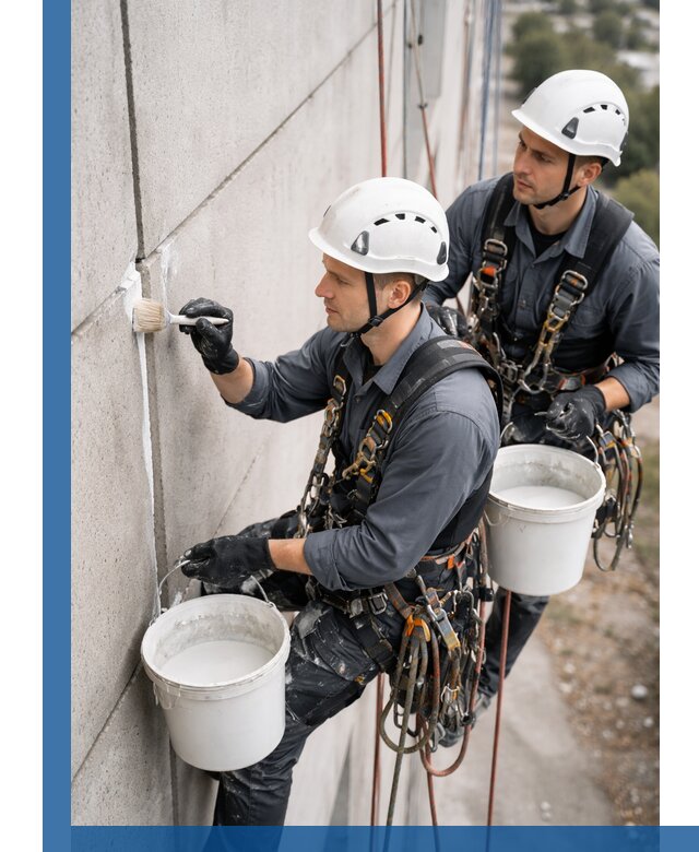 Противогрибковая обработка швов в Инте для фасадов и кровель