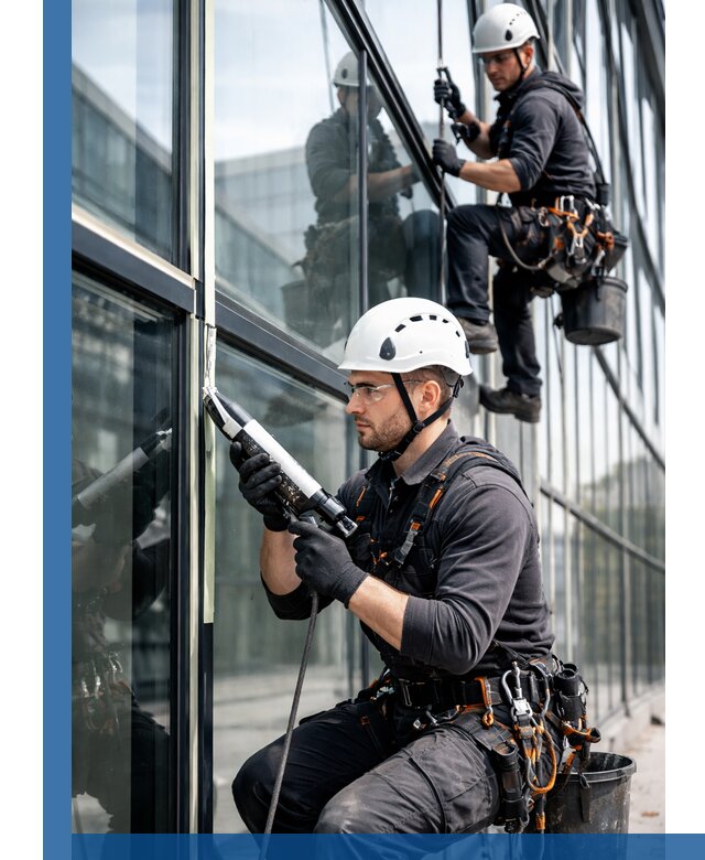 Герметизация витражных швов в Инте для зданий и фасадов