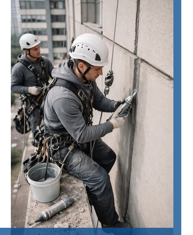 Ремонт деформационных швов здания в Инте от 1014 р. | ВЫСОТНИК-Инт