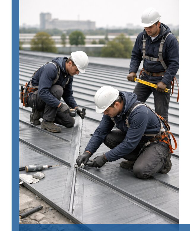 Ремонт фальцевой кровли в Инте срочно и качественно