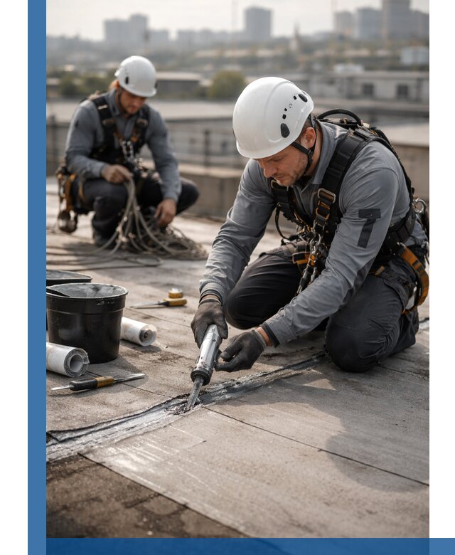 Аварийное и капитальное устранение протечек кровли в Инте