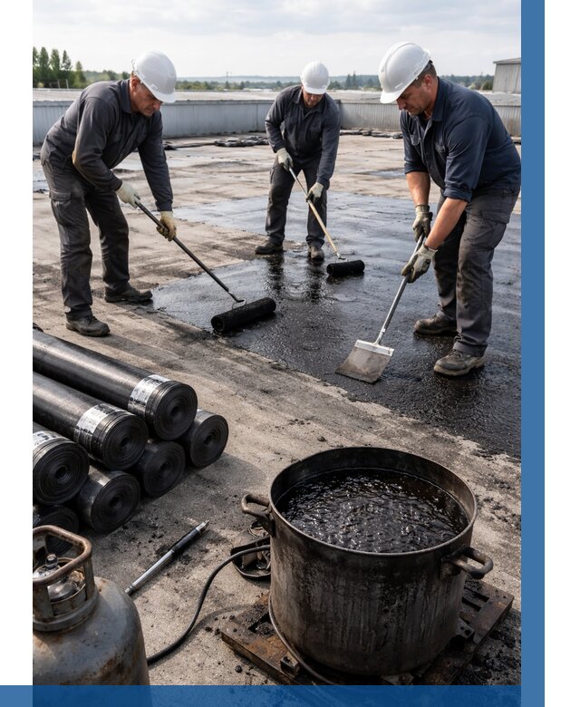 Гидроизоляция кровли мастикой в Инте от 609 р. | ВЫСОТНИК-Инт