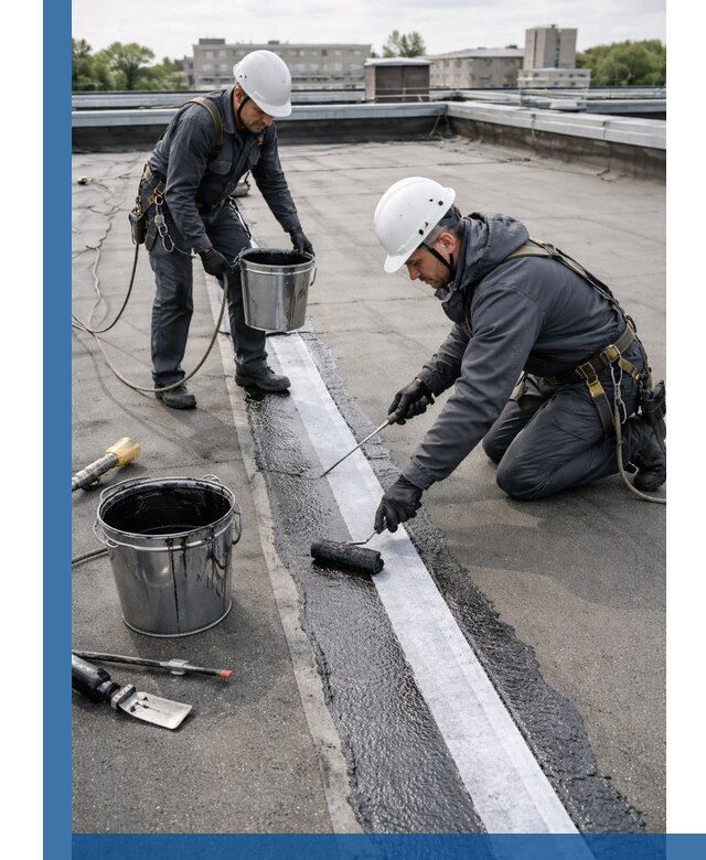 Гидроизоляция кровли мастикой в Инте надежная защита