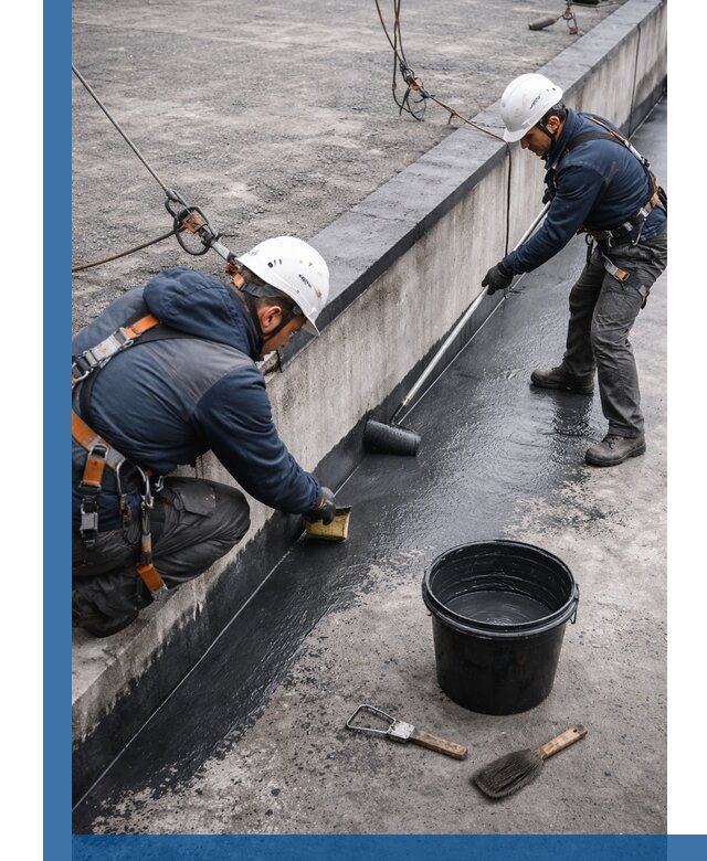 Гидроизоляция кровли жидкой резиной профессионально в Инте