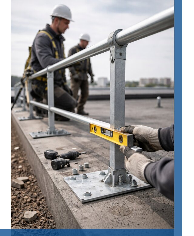 Монтаж кровельного ограждения в Инте от 1217 р. | ВЫСОТНИК-Инт