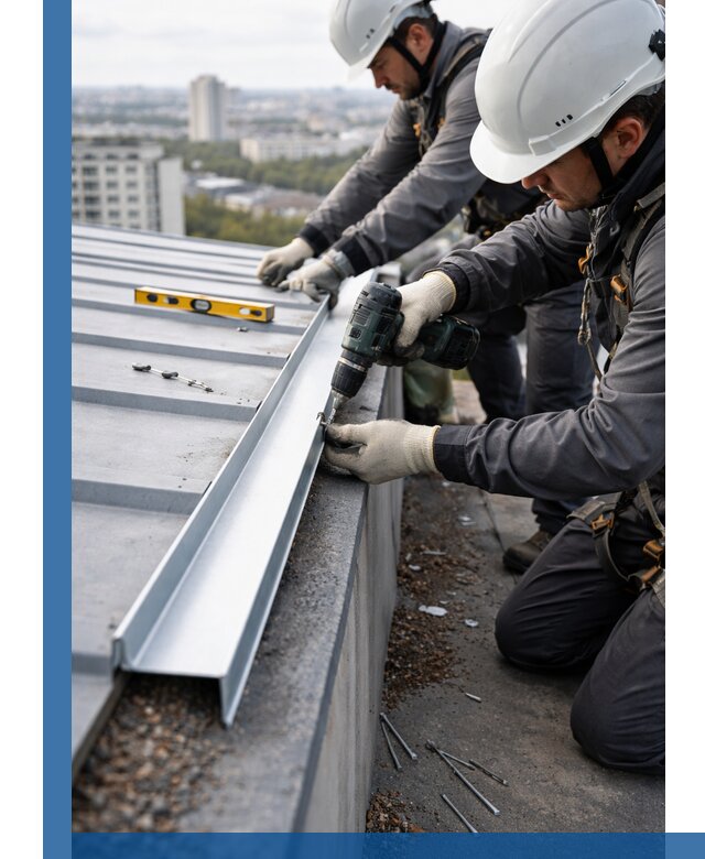 Монтаж капельника на кровле в Инте с гарантией качества