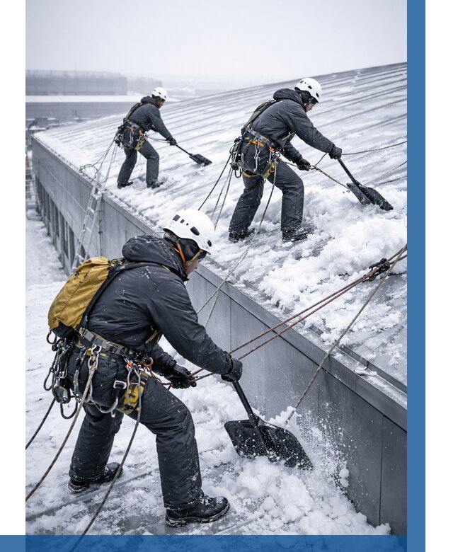 Очистка навесов от снега в Инте от 4564 р. | ВЫСОТНИК-Инт