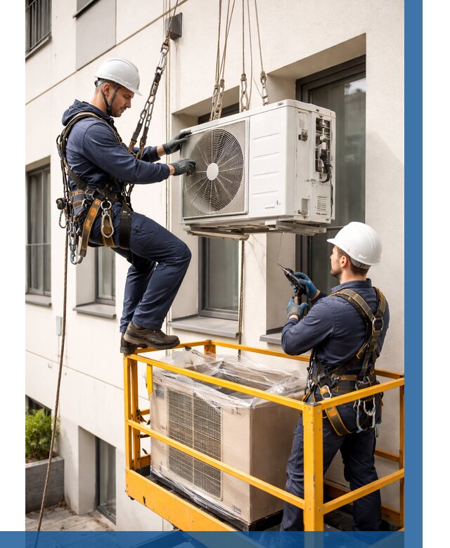 Демонтаж внешнего блока кондиционера в Инте от 3550 р. | ВЫСОТНИК-Инт