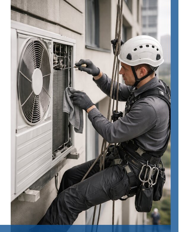 Обслуживание внешнего блока кондиционера в Инте от 2738 р.ВЫСОТНИК-Инт