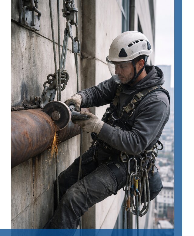 Резка металла на высоте в Инте по цене от 4564 р. | ВЫСОТНИК-Инт