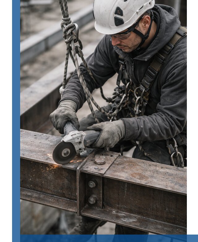 Резка металла на высоте в Инте для зданий и конструкций