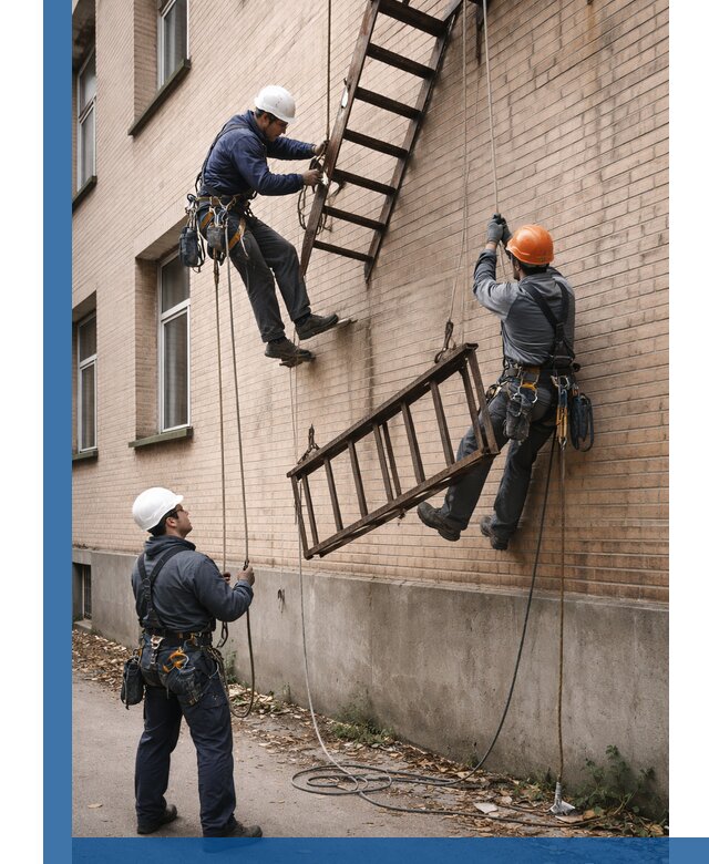 Демонтаж пожарной лестницы в Инте быстро и безопасно