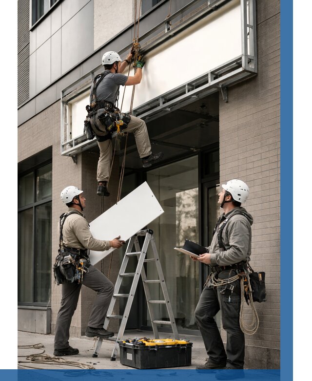 Монтаж светового короба в Инте от 6592 р. | ВЫСОТНИК-Инт