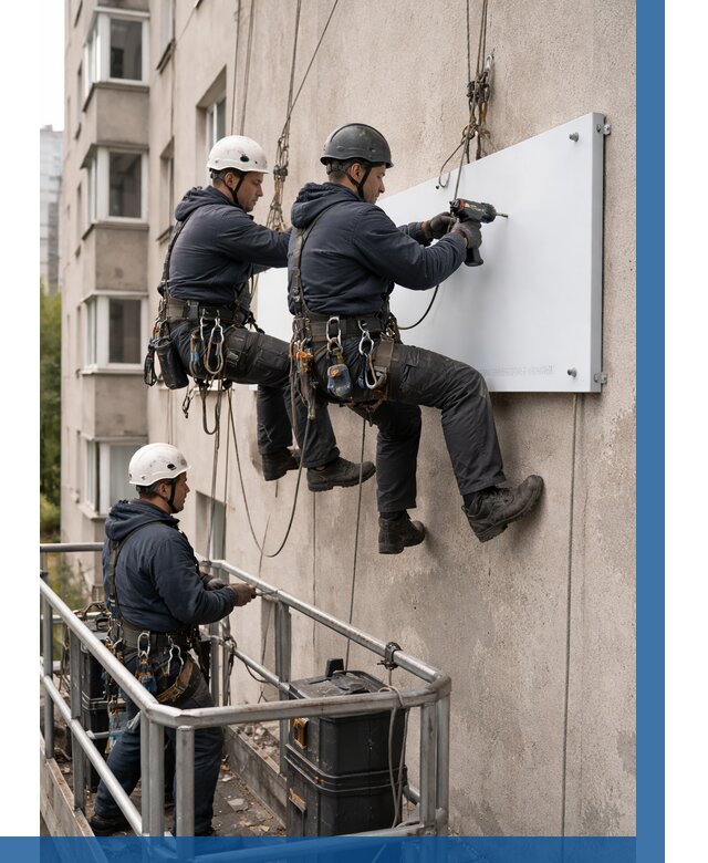 Монтаж табличек и указателей в Инте от 3550 р. | ВЫСОТНИК-Инт