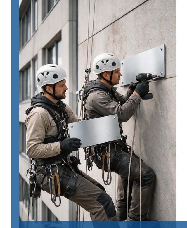 Монтаж табличек и указателей в Инте для зданий и сооружений