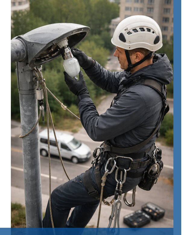 Замена ламп на высоте в Инте от 2536 р. | ВЫСОТНИК-Инт