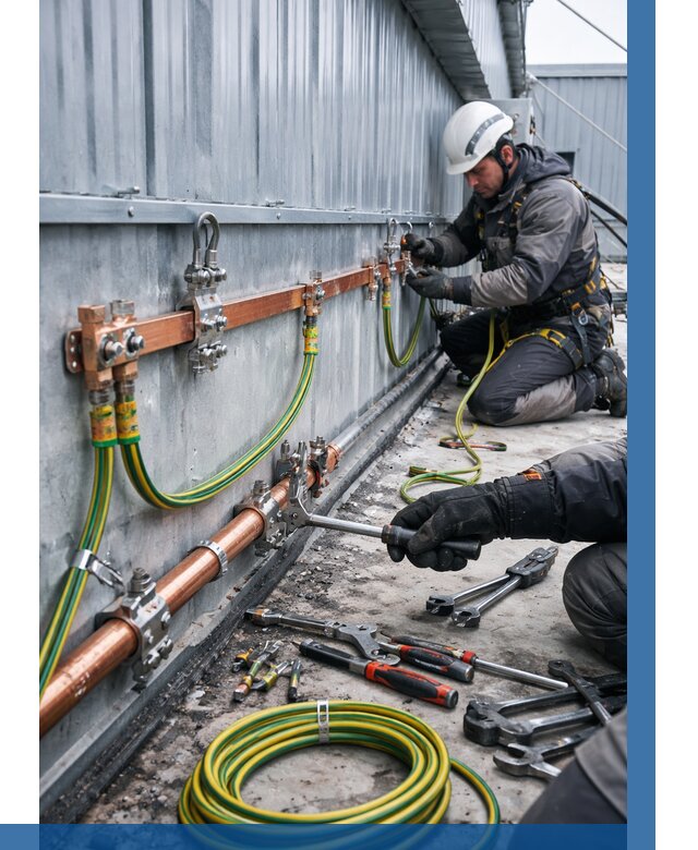 Монтаж заземления здания в Инте от 25355 р. | ВЫСОТНИК-Инт