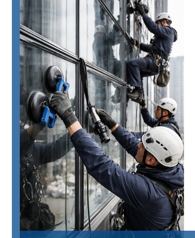 Радиусное остекление фасадов под ключ в Инте с гарантиями