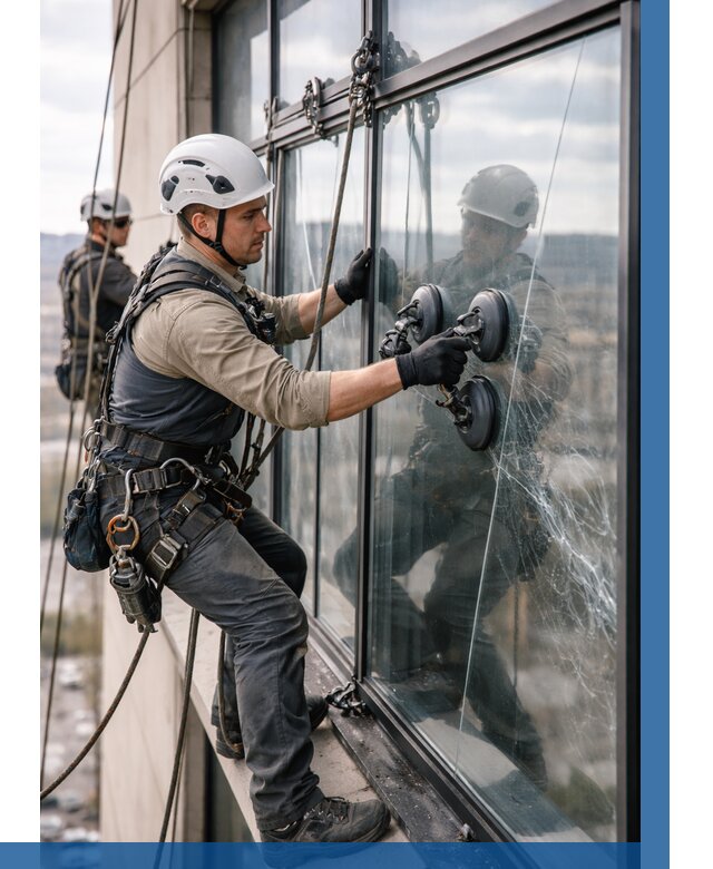 Замена стекла в витраже в Инте под ключ от 8621 р. | ВЫСОТНИК-Инт