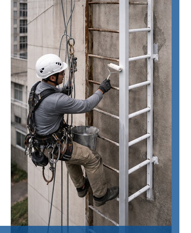 Покраска пожарных лестниц в Инте от 4564 р. | ВЫСОТНИК-Инт