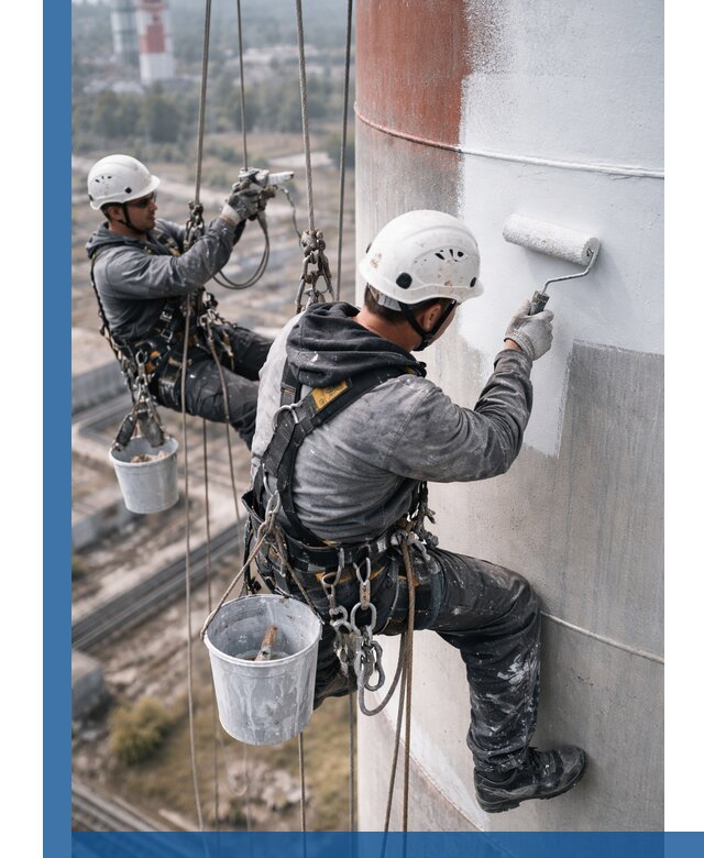Покраска дымовых труб в Инте: антикоррозийная защита и восстановление