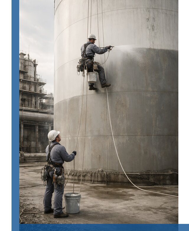 Покраска стальных резервуаров и емкостей в Инте профессионально