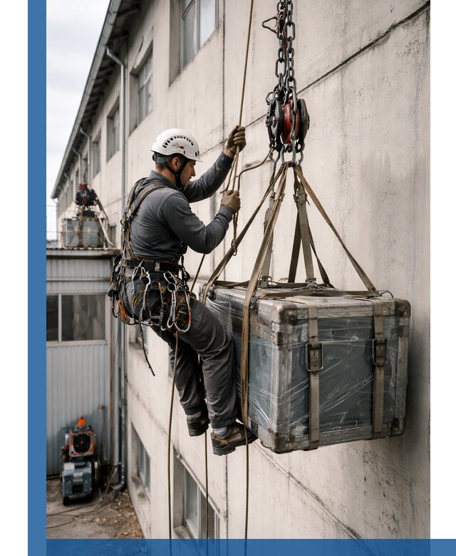 Подъем грузов на высоту в Инте для промышленных объектов