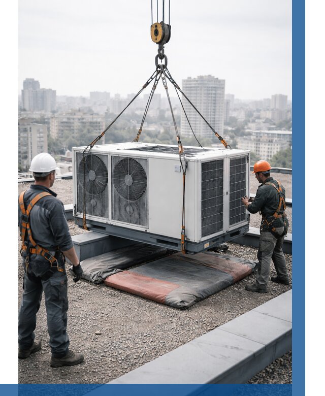 Подъем груза на крышу в Инте от 5071 р. | ВЫСОТНИК-Инт заказать