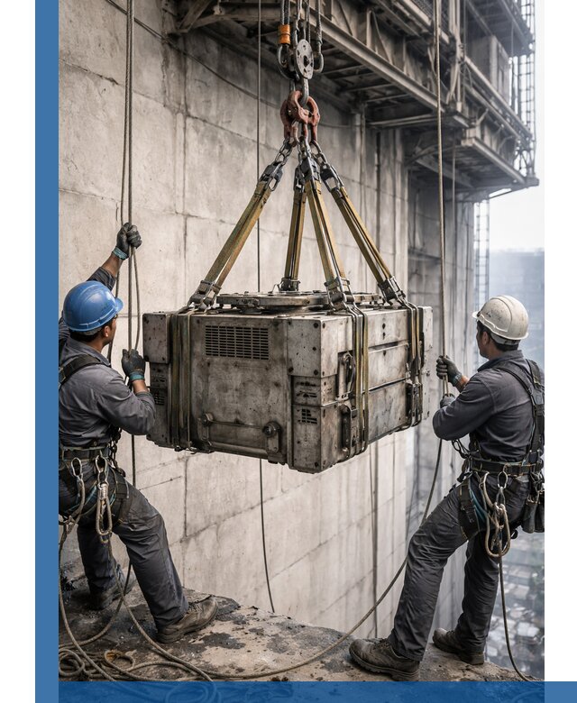 Такелажные работы на высоте, подъем и монтаж грузов в Инте