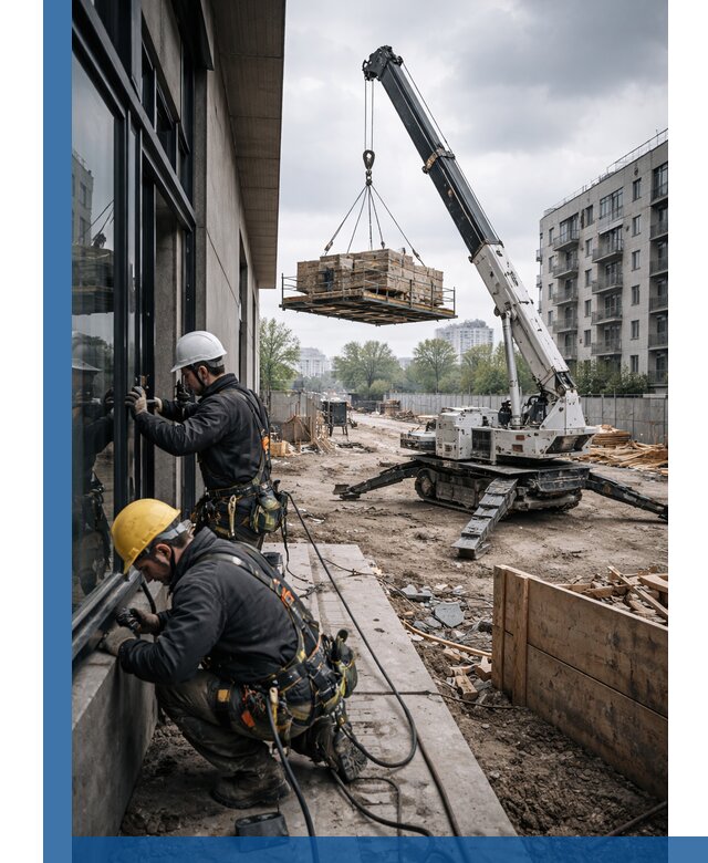 Аренда крана Пионер в Инте для строительных работ