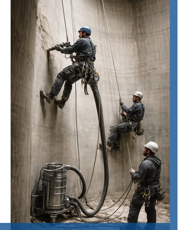 Зачистка силосов в Инте от 4564 р. Договор и смета ВЫСОТНИК-Инт