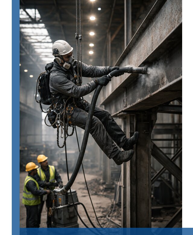 Обеспыливание конструкций в цехах промышленного производства в Инте