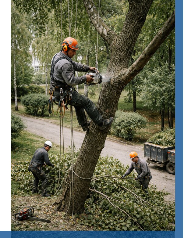 Кронирование деревьев в Инте от 6592 р. | ВЫСОТНИК-Инт