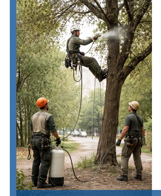 Обработка деревьев от вредителей в Инте профессиональная защита