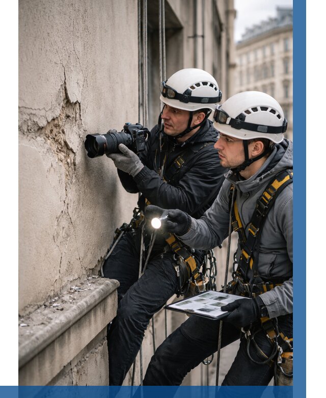 Фотофиксация дефектов фасада в Инте от 4564 р. | ВЫСОТНИК-Инт