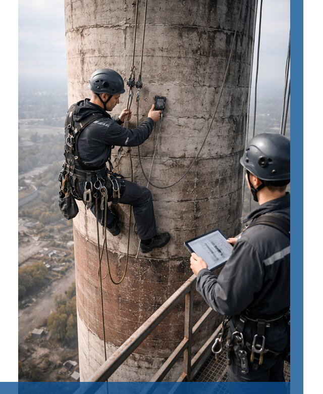 Обследование дымовой трубы в Инте от 8114 р. | ВЫСОТНИК-Инт