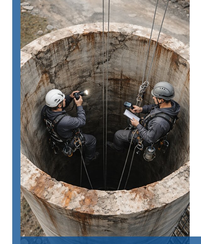 Обследование дымовой трубы: диагностика и оценка состояния в Инте