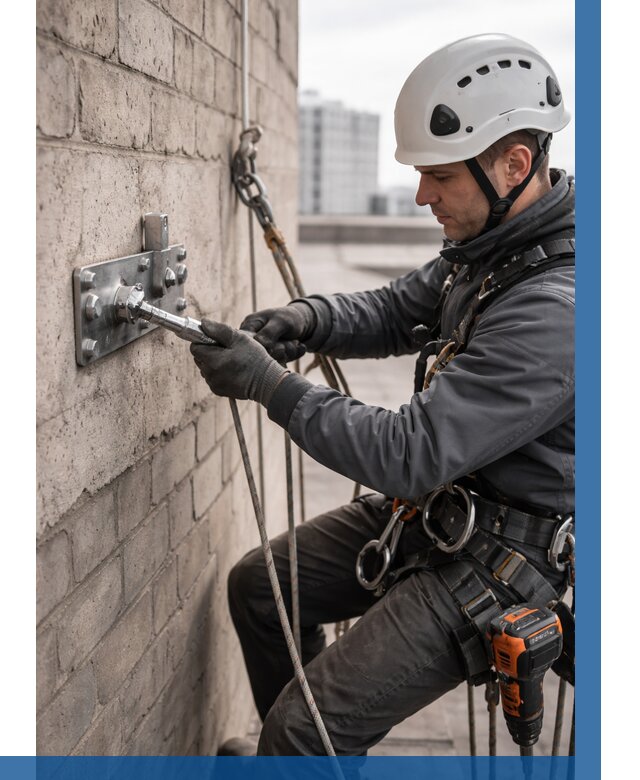 Установка анкерных точек в Инте от 3550 р. | ВЫСОТНИК-Инт